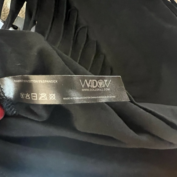 Dolls Kill Widow Portal to Hell Shredded Dress - Picture 7 of 9